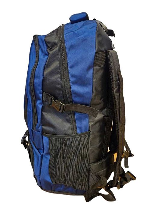 Nowy plecak niebieski trekkingowy turystyczny wyprawowy 60cm 60l 70l
