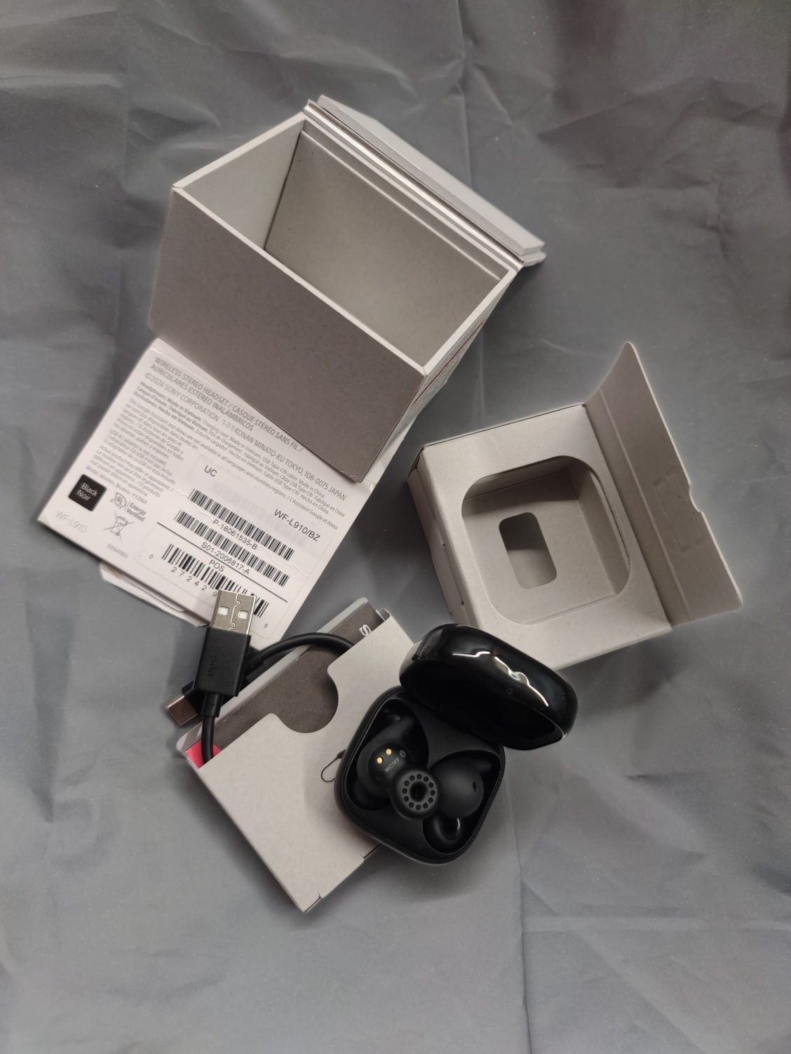 Sony LinkBuds Open WF-L910/BZ открытые безопасные