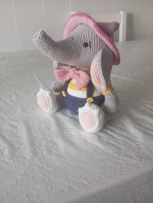 Elefante amigurumi