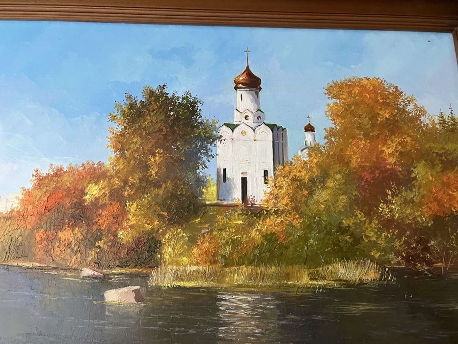 Картина «Монастырский остров», холст, масло