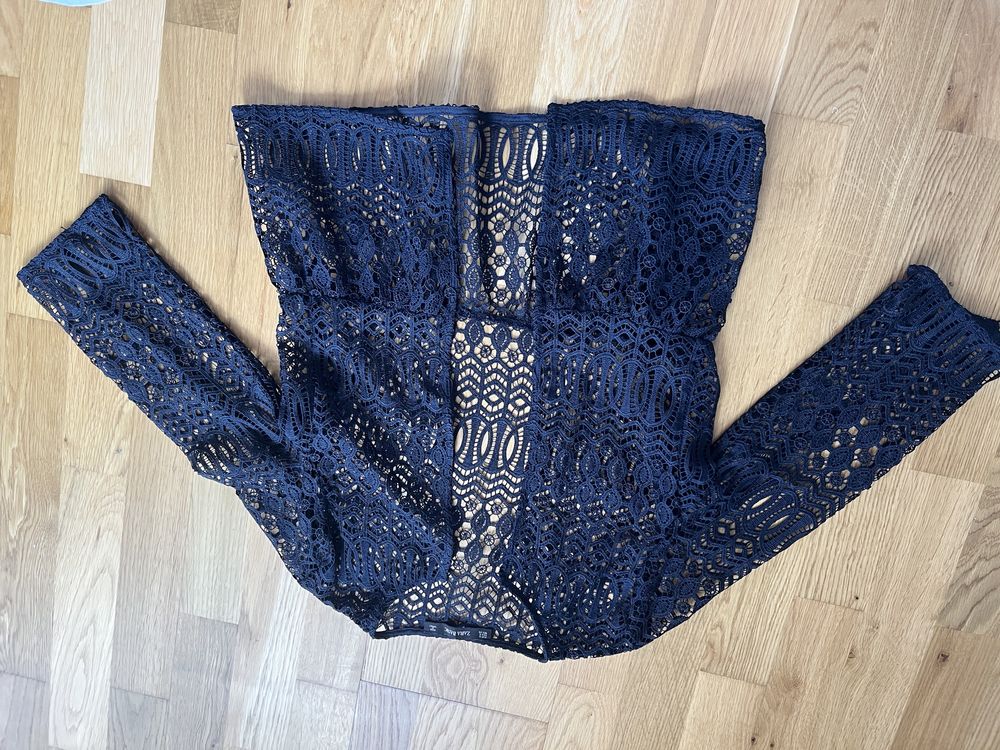 Накидка, жилетка, кофта ажурная Zara, новая, под вечернее платье