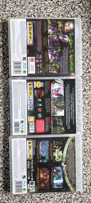 Injustice/Batman arkham asylum/Tomb raider underworld Playstation 3