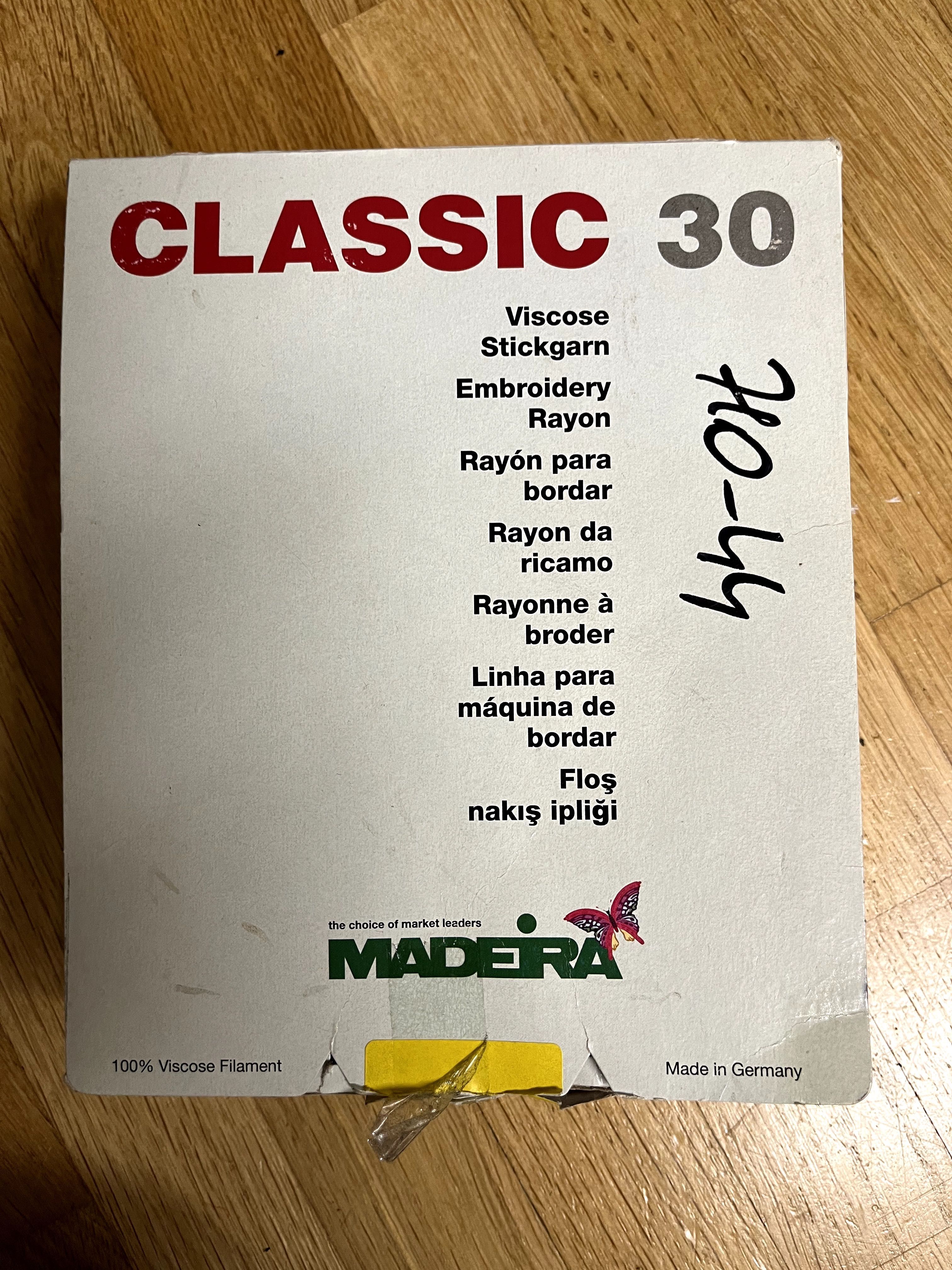 Nici Madeira Viscose Classic 30 - kolor 1040 - 7 nici