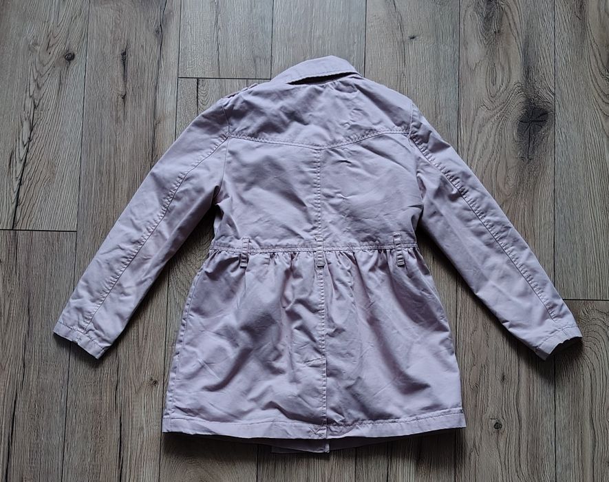 Kurtka płaszczyk dziewczęcy różowy 134