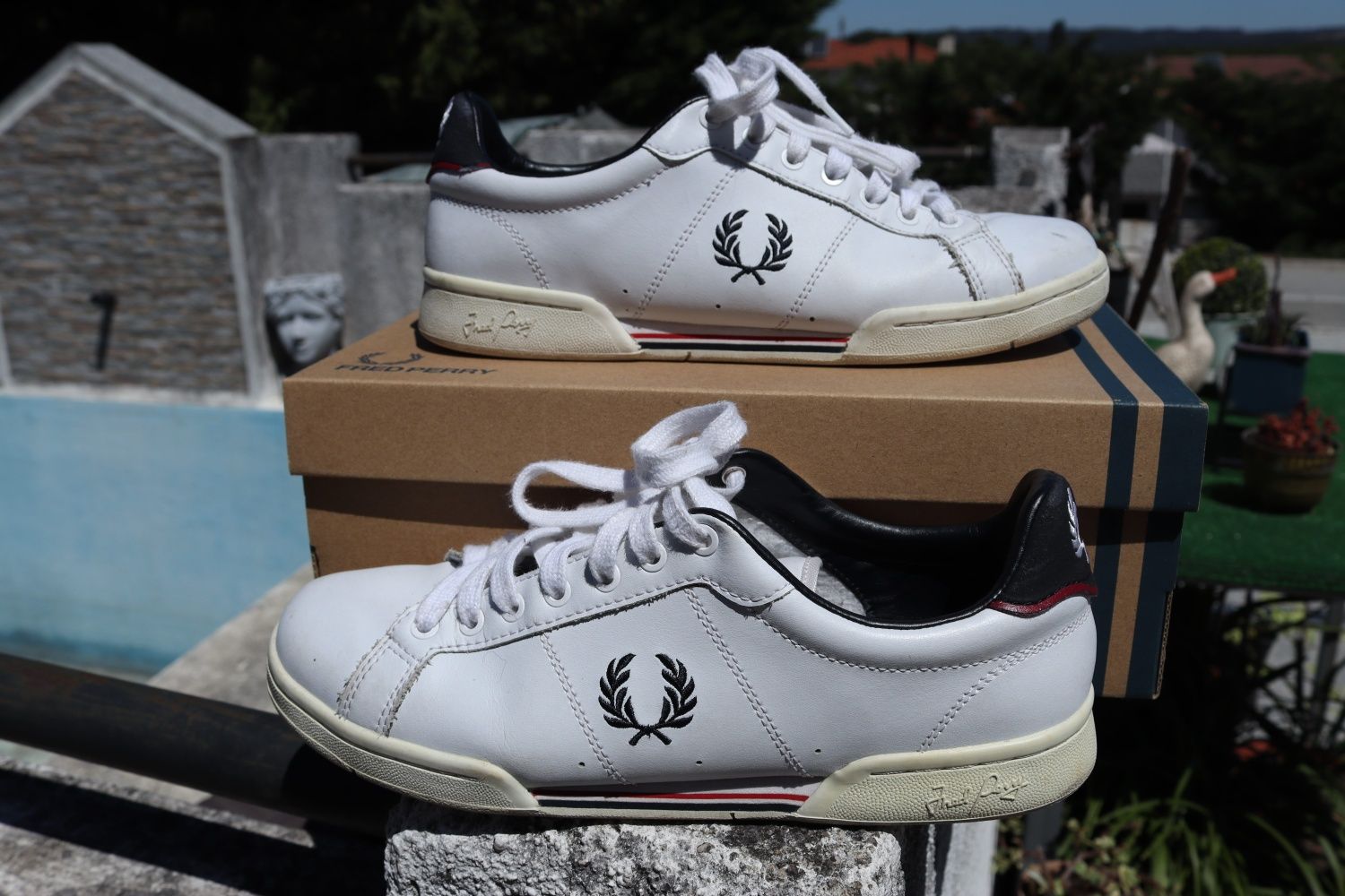 Sapatilhas Fred Perry usadas