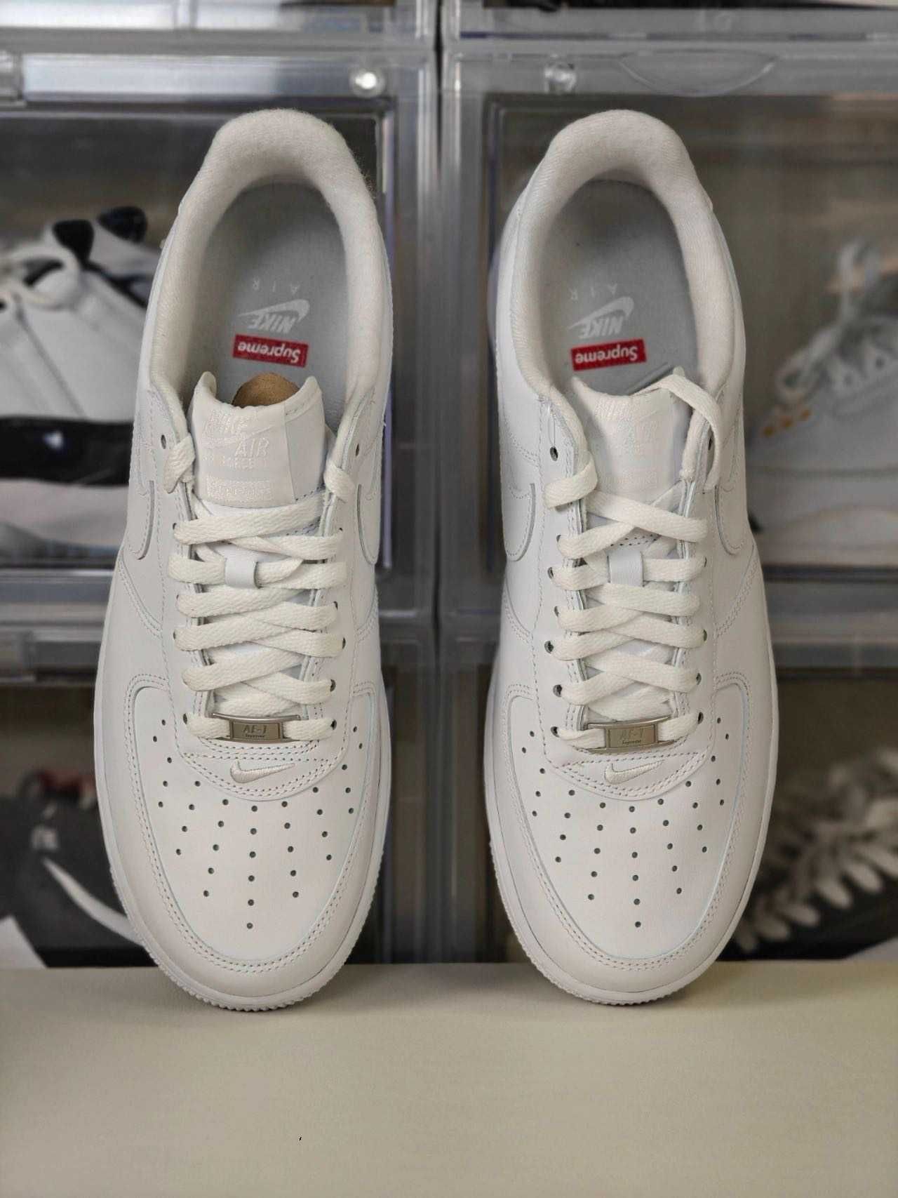 Buty męskie NikeAirForce 1 LowSupremeWhite  nowy R.39