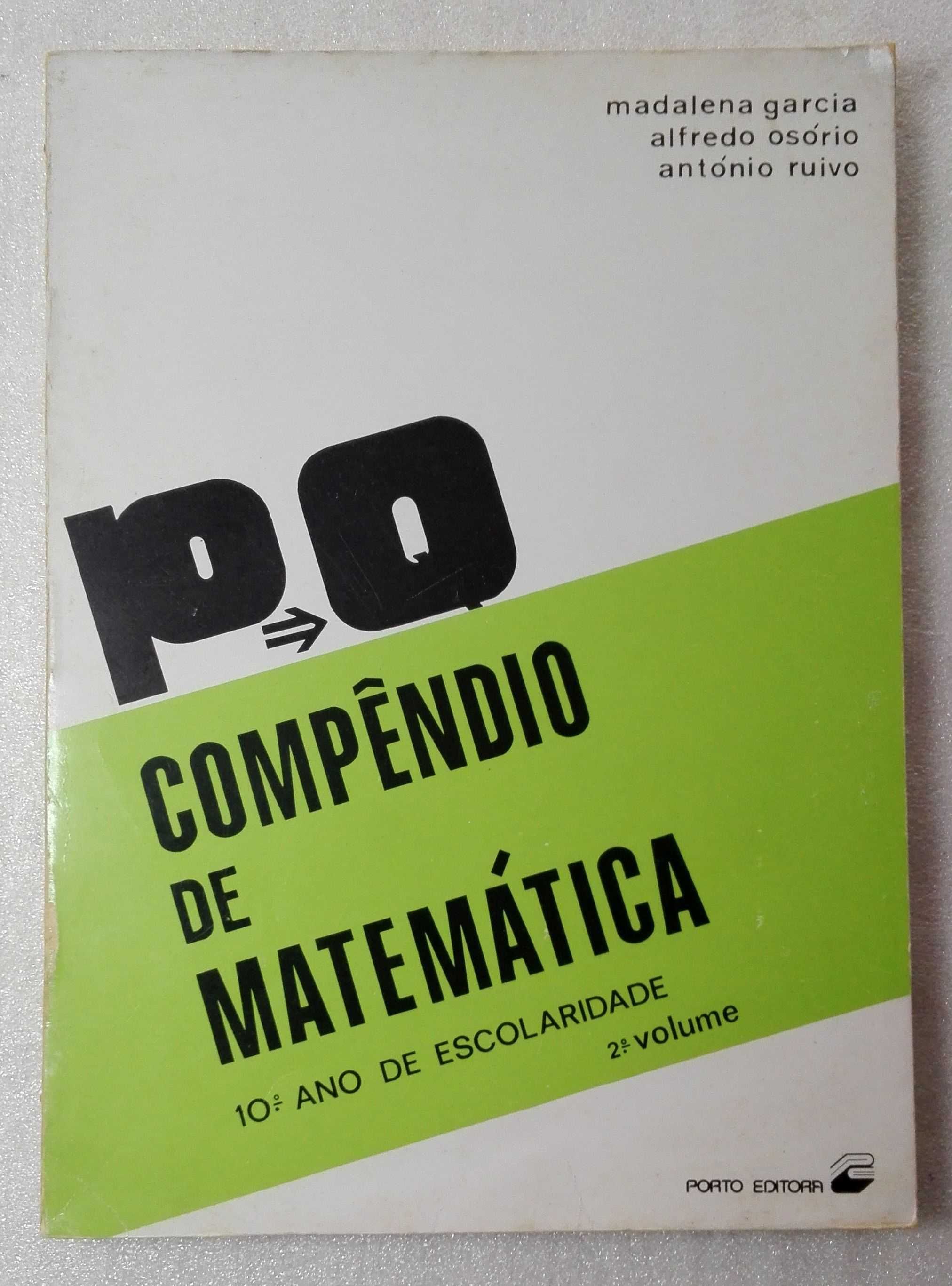 Livro Compêndio de Matemática - 2º volume - 10º ano