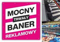 Drukarnia baner reklamowy plandeka TANI MOCNY żywe kolory Mazowieckie