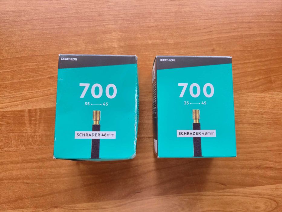 Dętki rowerowe decathlon 700 x 35-45 2 sztuki