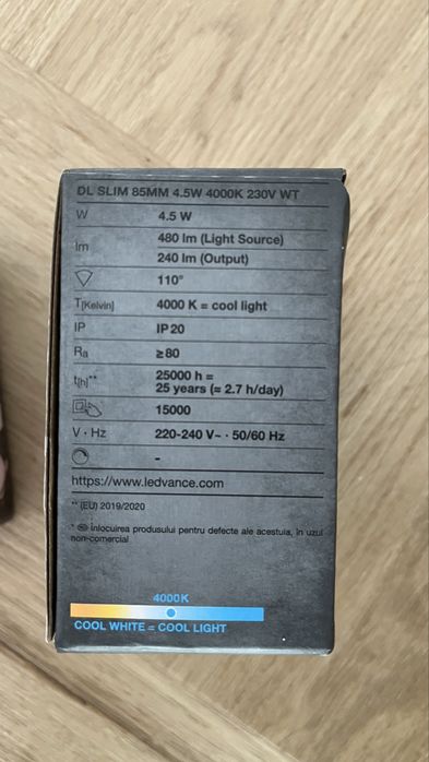 Ledvance panel Led podtynkowy slim 85mm 4000k