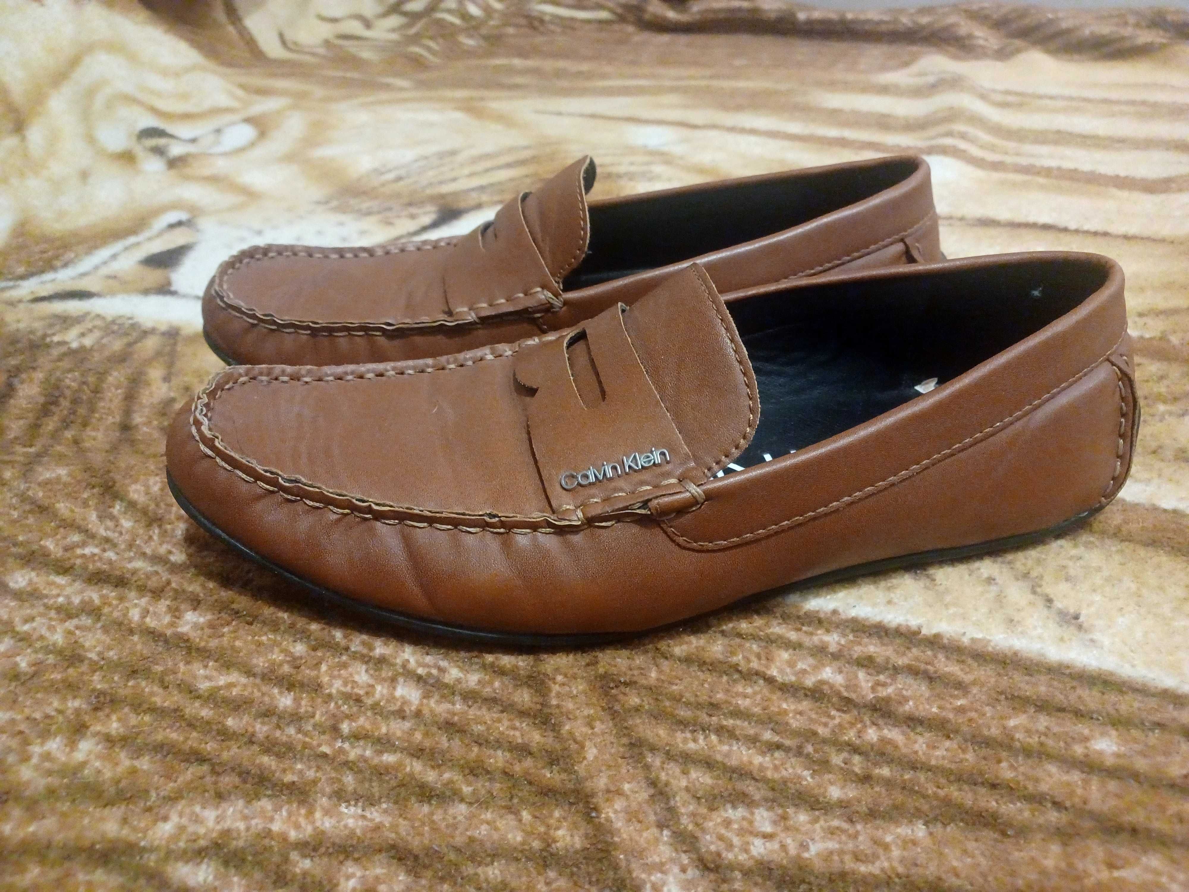 Buty Calvin Klein skóra męskie 45.5