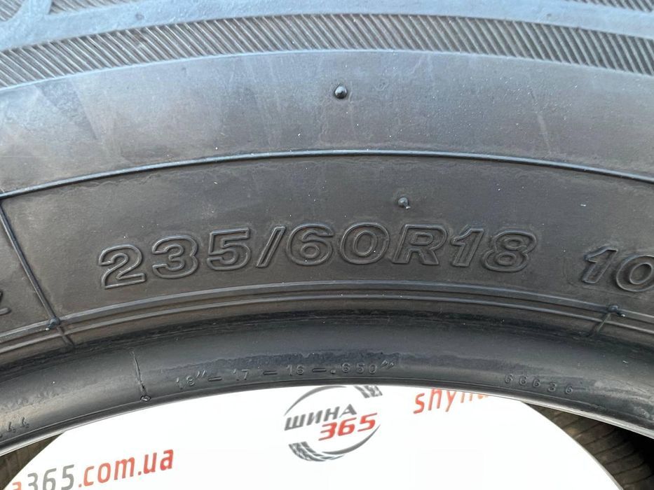 235/60 r18 bridgestone blizzak lm-80 evo 4mm шини бу зима