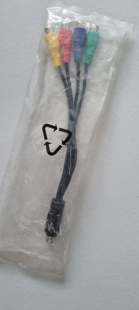 Kabel s-vhs cinch×4, nowy