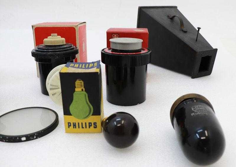 máquina de revelação vintage