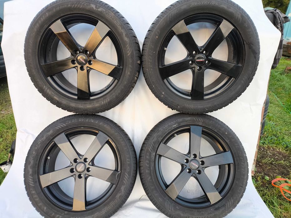 4x felgi 19''' 5x108 et45 czarne Super stan!!Tanio!