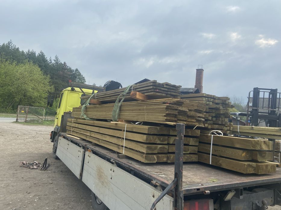 Więźba dachowa impregnowana ciśnieniowo-póżniowo