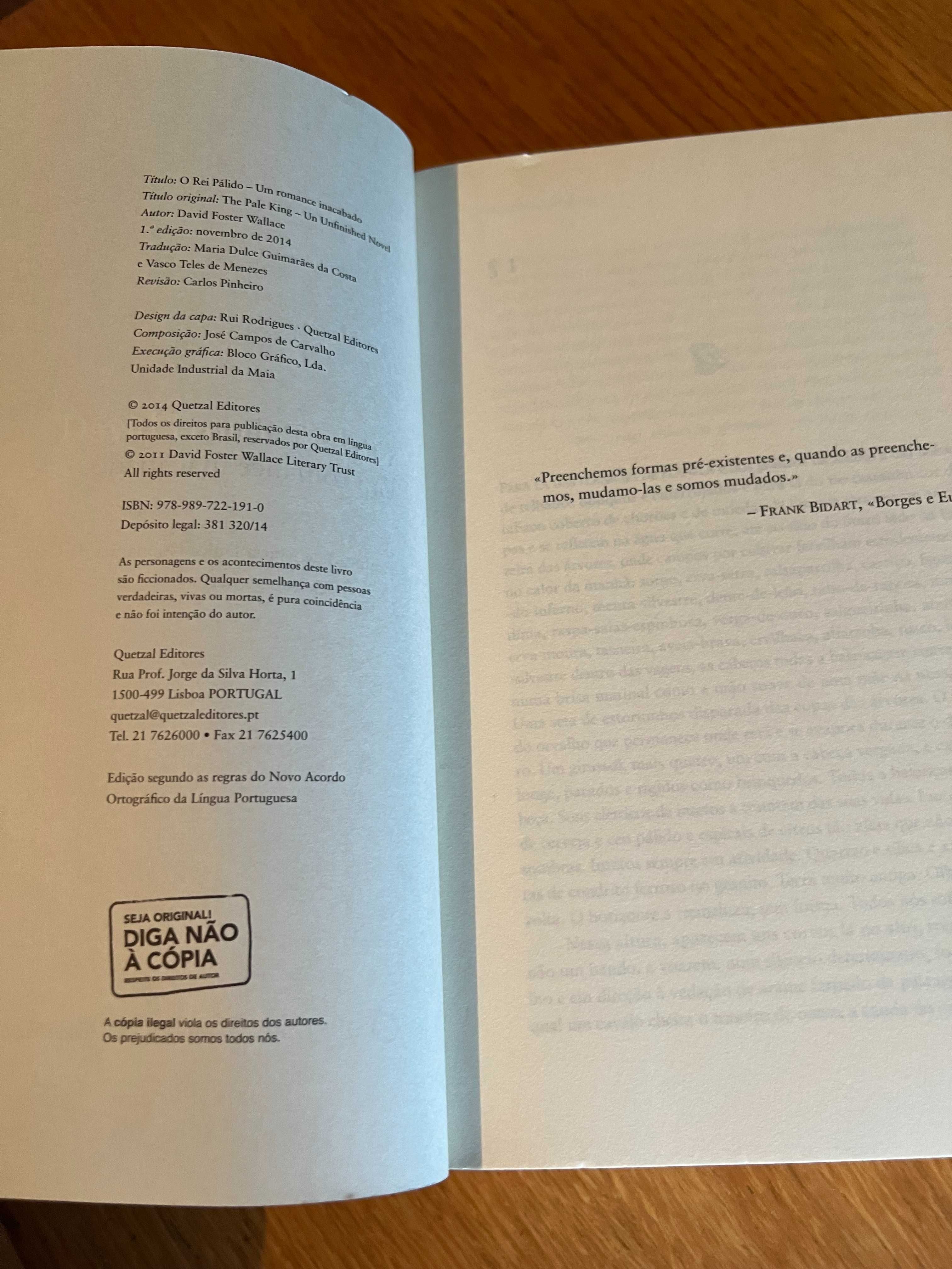 O REI PÁLIDO    David Foster Wallace
