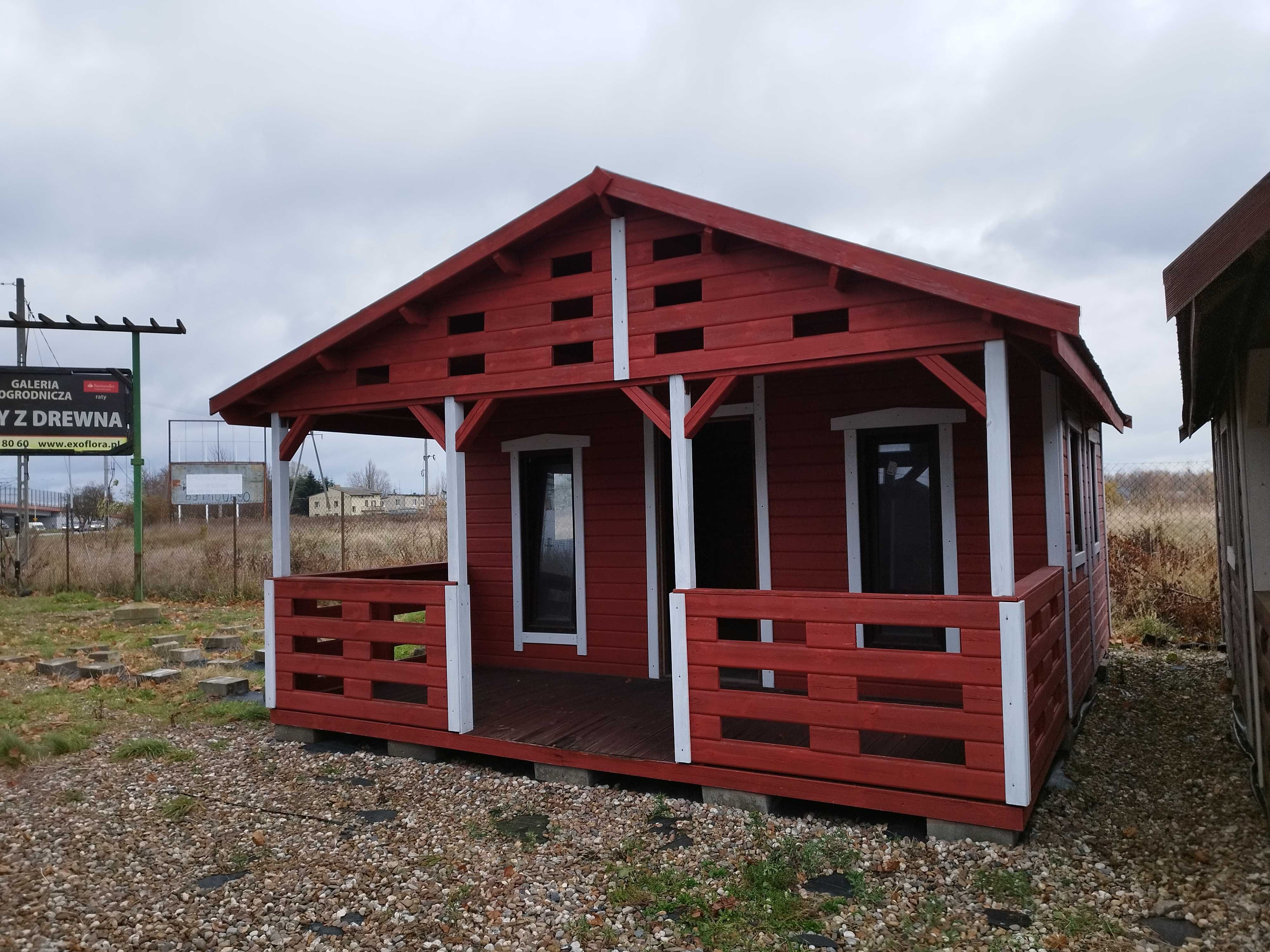 domek drewniany, letniskowy, dom ogrodowy , do 35m2, altanka
