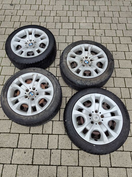 koła felgi 5x120 17" BMW z oponami Dunlop Winter Sport 4D 225/50 r17