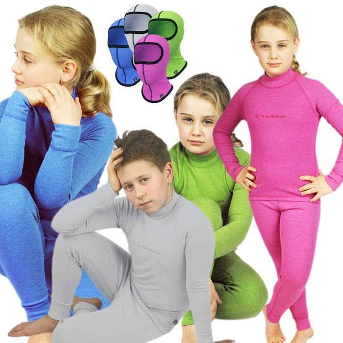 Термобілизна дитяча Radical Snowman повсякденна з балаклавою кольорова