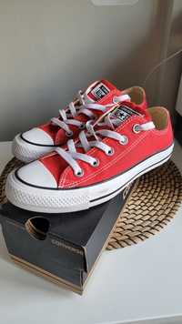 Czerwone Converse 36.5 jak NOWE