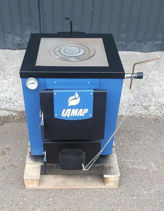 ‼АКЦІЯ.Твердотопливний котел, котли тривалого горіння ІДМАР з Плитою‼