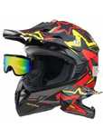 Nowy Kask motocyklowy cross enduro Horn XL + google świetny okazja