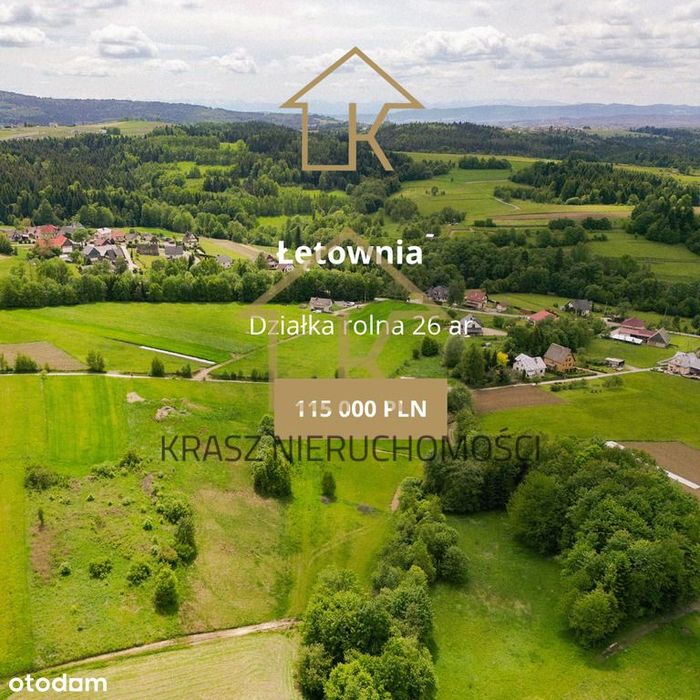 Piękna działka rolna z idealnym dojazdem