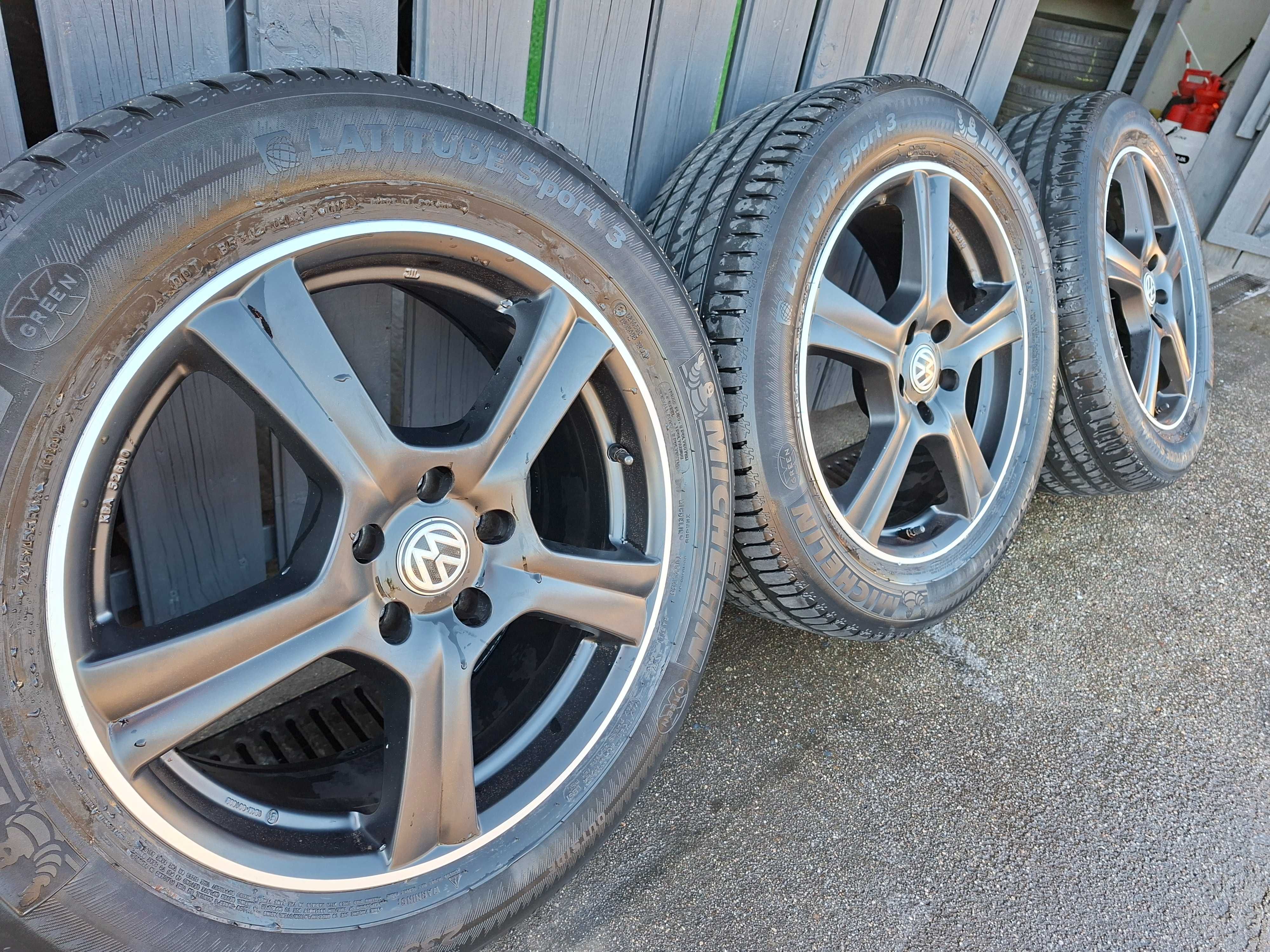 [K26] KOŁA LETNIE,ALUFELGI 18'' 5x112 VW Tiguan,AUDI Q3+235/55R18.