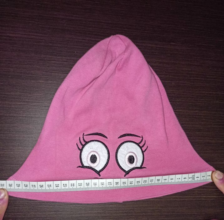 Czapka dzianinowa wiosenno jesienna