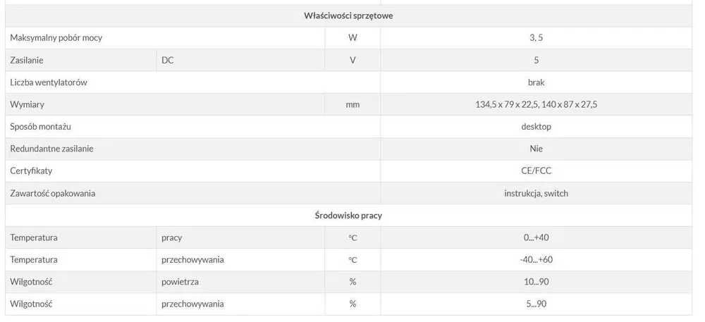 Switch TP-Link TL-SF1008D 8xFE Kod.: N29918