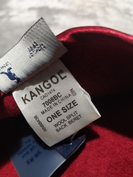 Kangol wool split back beret жіночій берет