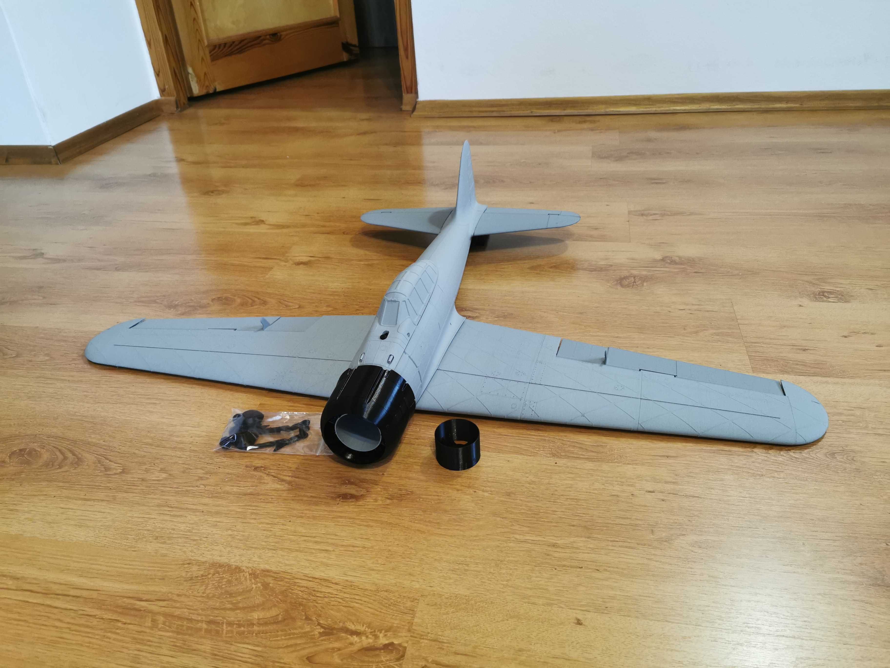 Mitsubishi A6M2 Zero 1m KIT LW-PLA druk 3D Samolot RC