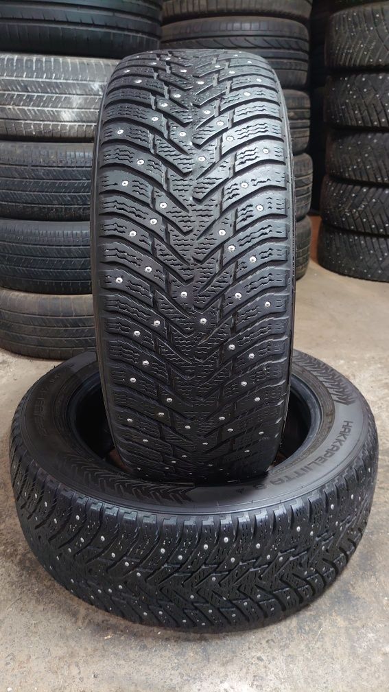 Пара зимних шин Nokian Hakkapeliitta 8 ШИП 225/55 r17 225 55 17