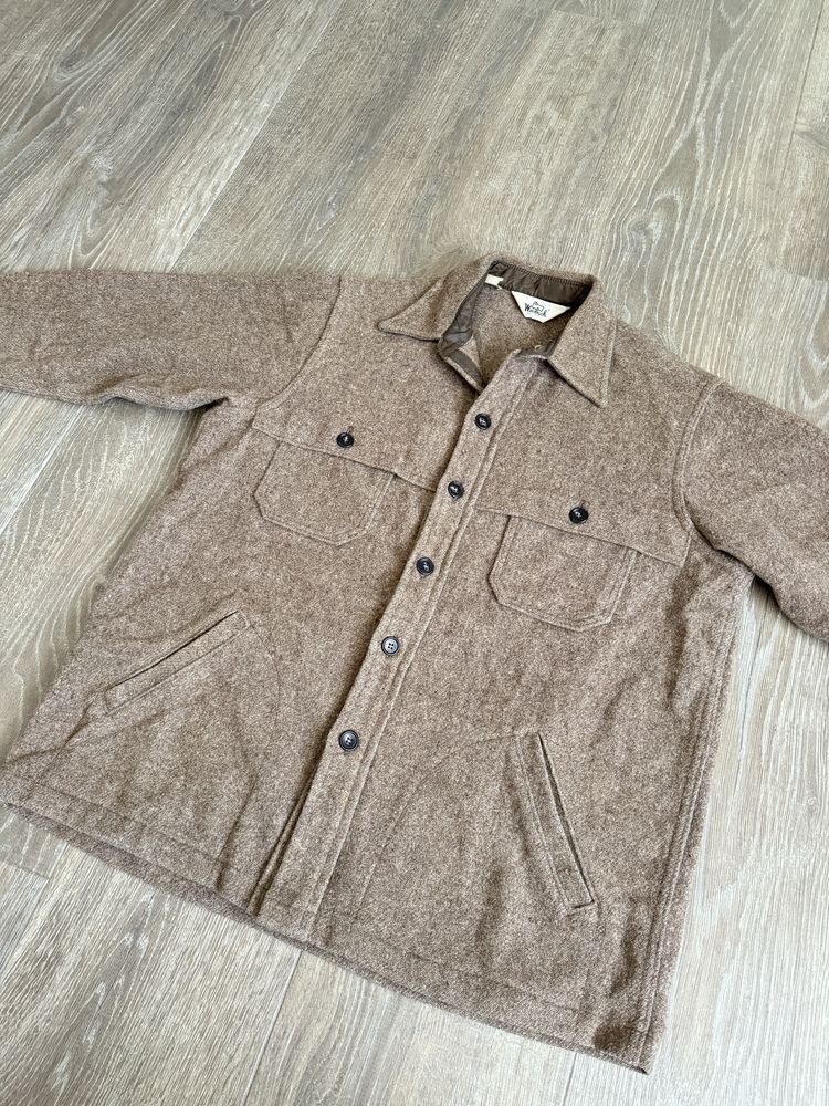 Жакет сорочка woolrich shaggy wool classic button-up