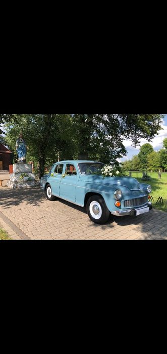 Piękna FSO Warszawa 223 do ślubu i Lincoln Town Car