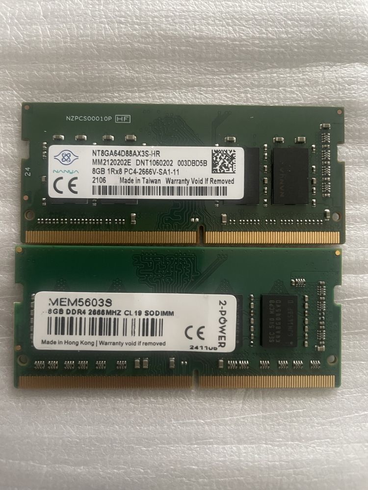 Memoria ram 16Gb(2*8Gb) ddr4 2666