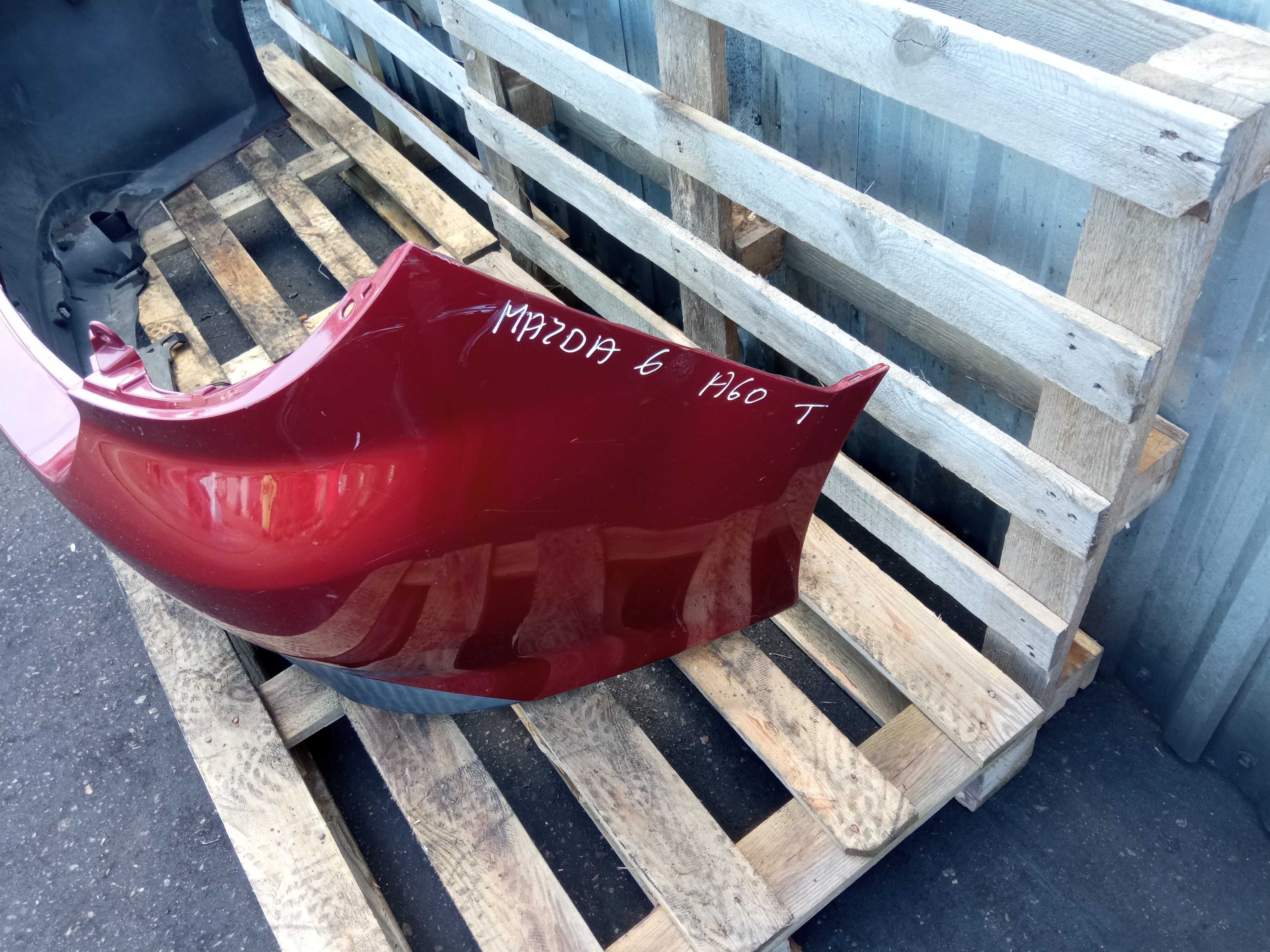 Zderzak tylny Mazda 6 GH HB 2008r czerwony Siedlce