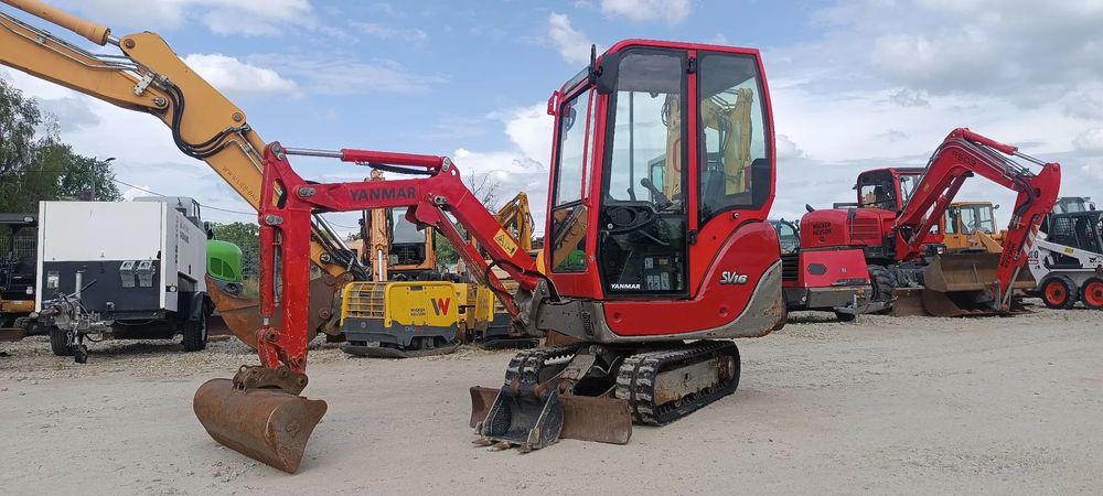 Yanmar YANMAR SV 16  Minikoparka YANMAR SV 16 / 1.7 Ton / 2014 rok