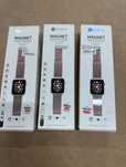 Ремінець Cote for watch 4 42/44 мм Magnet metal gold silver