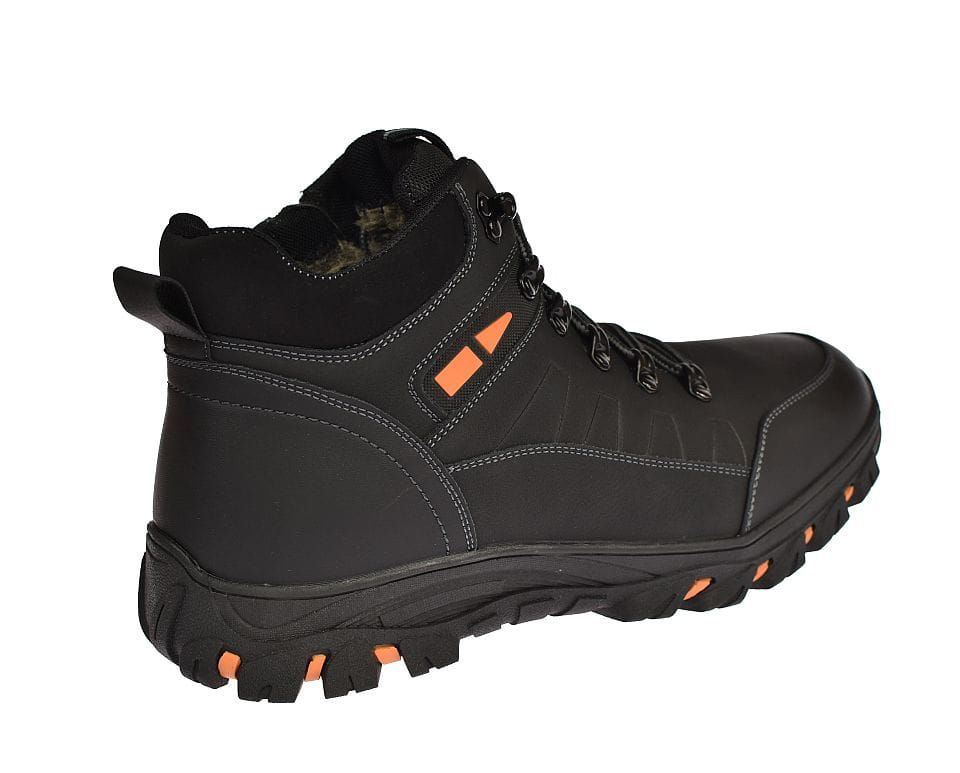 Buty trekkingowe trapery męskie na suwak wysokie 0729 bk roz. 41