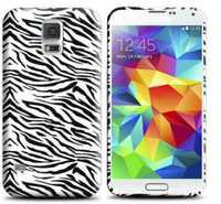 RU40 Capa Trendy Zebra para Samsung Galaxy S5 Mini G800