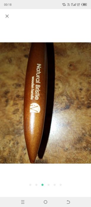 Расческа щётка натуральная щетина Olivia garden керамик оин