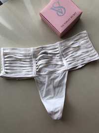 Белый трусики с высокой посадкой на талии Victorias Secret оригинал