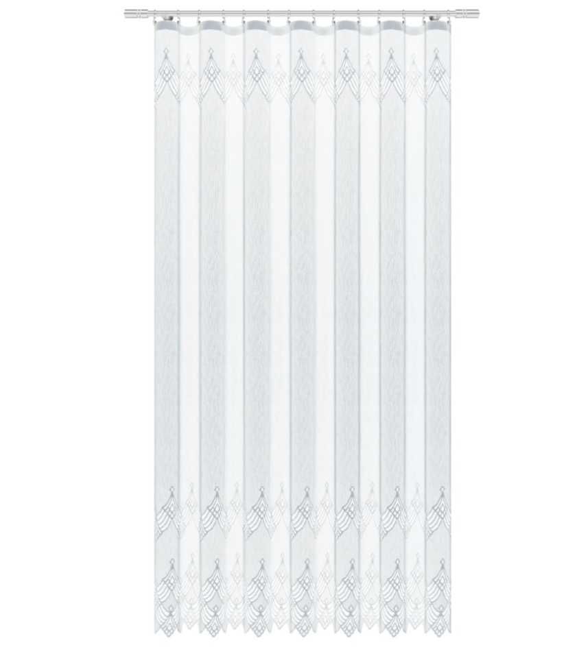 Firana na taśmie Izex 200 x 250 cm biała