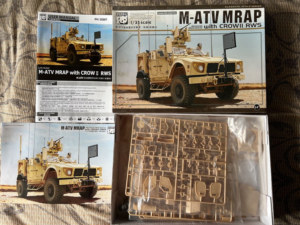 Масштаб: 1:35 Бронетранспортер M-ATV MRAP с удаленной станцией оружия