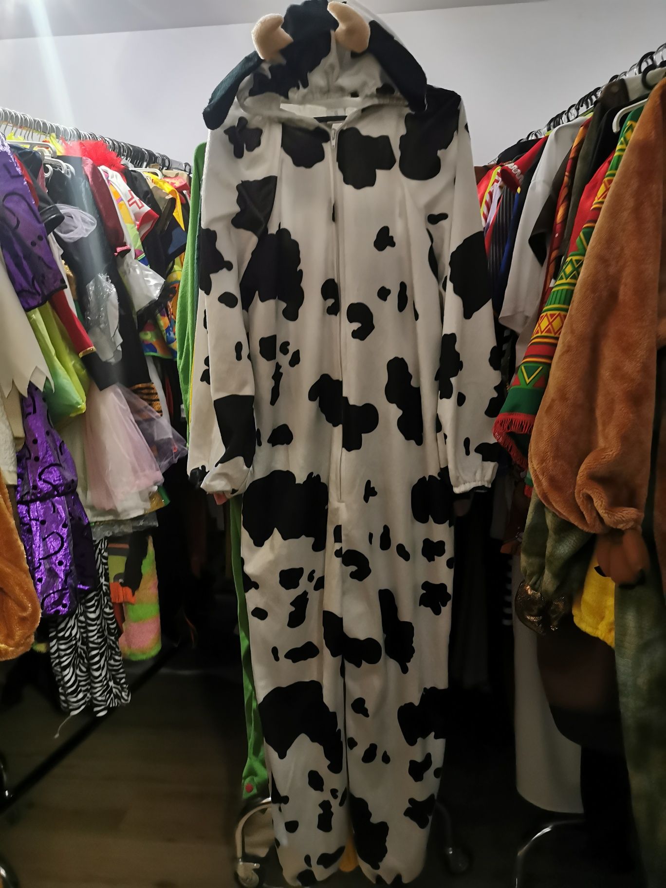 Strój przebranie kostium krowa