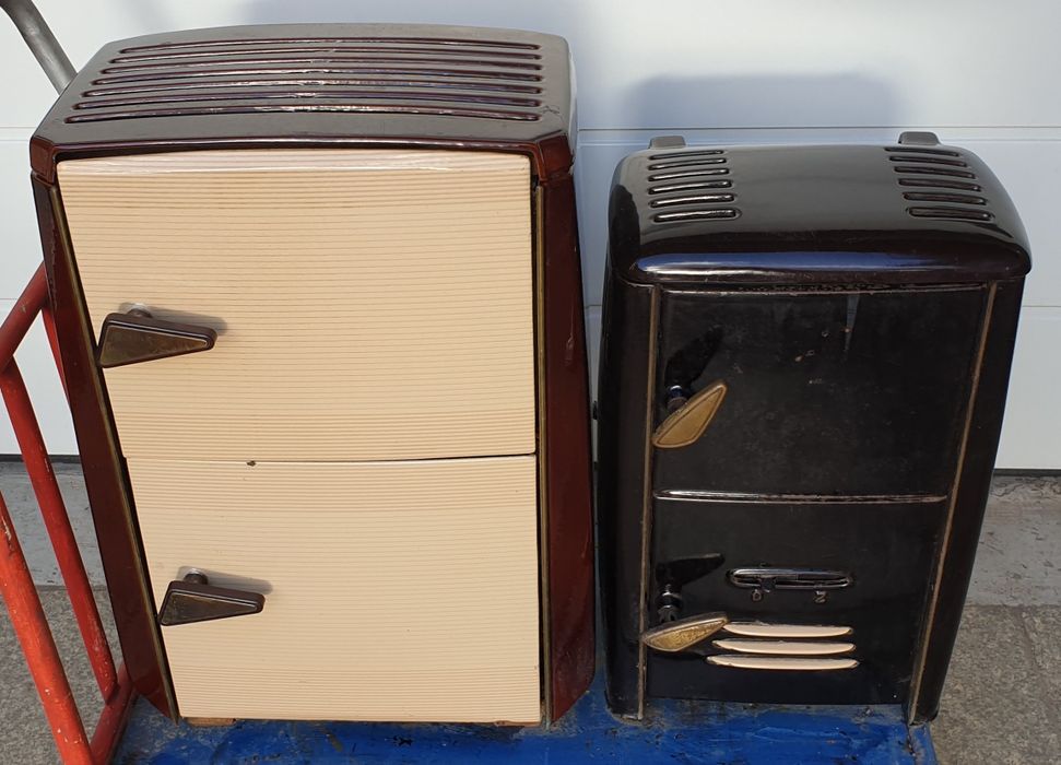 Duży solidny piec żeliwny koza kominek