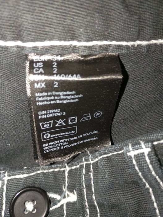 Джинси h&m чорні/контрастна строчка