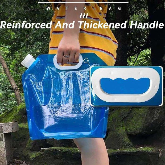 Baniak na wodę składana torba na wodę 10 l 3sztuki kolor niebieski
